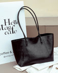 Design women's large capacity tote purse, vintage commuter shoulder bag, versatile underarm tote bag, top handle purse