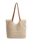 Grid-Knit Hobo