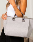 Edith Tweed Tote Bag