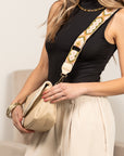 Callie Fold Over Leather Crossbody Sling Bag