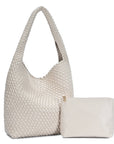 The Corrine Woven Hobo Bag