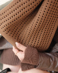 Brown Crochet Handbag