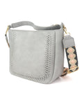 The Harper | Cross Stitch Messenger Bag