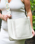 The Harper | Cross Stitch Messenger Bag