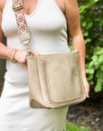 The Harper | Cross Stitch Messenger Bag