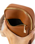 The Harlow | Sling Bag with Chevron Strap | 3 Colors