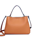 Elegant Genuine Leather Handbag - Fashionable Casual Leather Tote Purse & Shoulder Crossbody Bag for Women