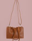 Scalloped Convertible Midsized Handbag