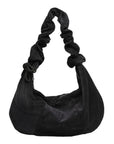 Pleated Hobo Shoulder Bag