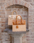 Margo Camel - Wicker Handbag