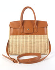 Margo Camel - Wicker Handbag