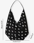 Printed Canvas Hobo