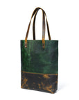 Green Women's Leather Tote