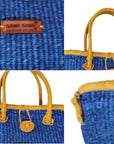 Nourishment Handmade Sisal Straw Basket Tote.
