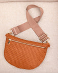 Vivienne Solid Woven Crossbody Sling Bag