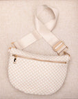 Layla Woven Checkered Crossbody Sling Bag