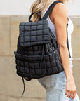 Stevie Quilted Puffer Backpack