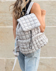 Stevie Quilted Puffer Backpack