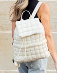 Stevie Quilted Puffer Backpack