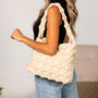 Maya Basket Weave Puffer Tote