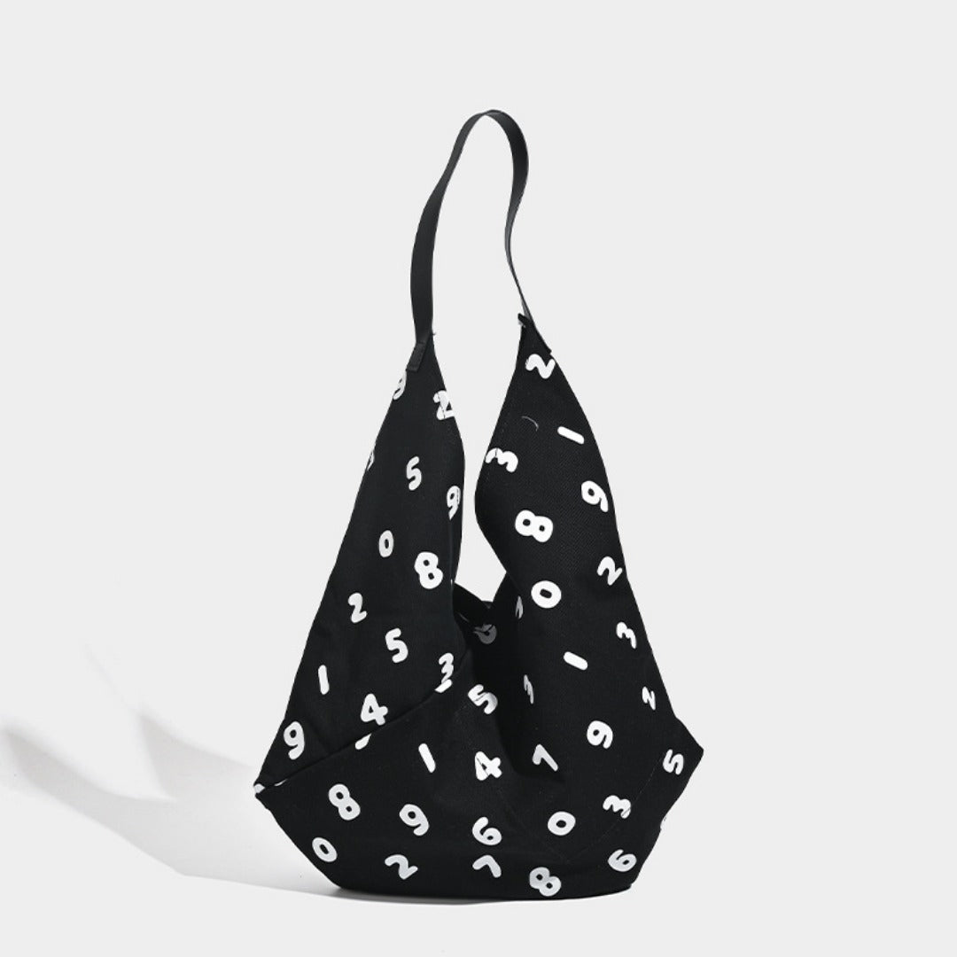 Printed Canvas Hobo