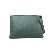 Aegean Teal oversized clutch