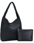 The Corrine Woven Hobo Bag