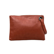 Burnt Sienna oversized clutch