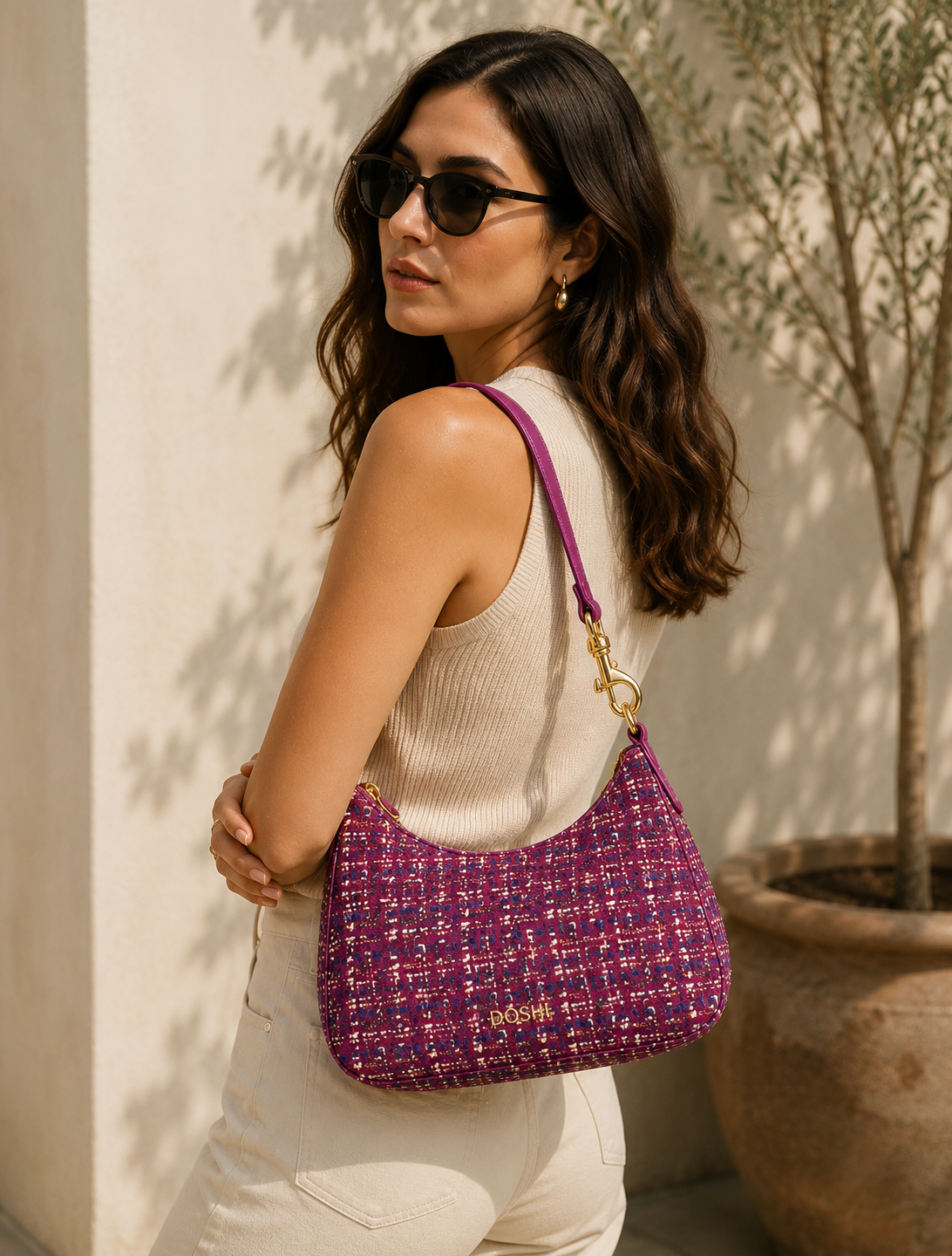 Hobo Printed Crossbody Bag