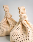 Oat Crochet Handbag