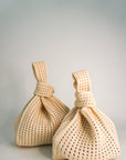 Oat Crochet Handbag