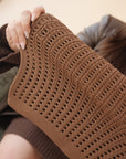 Brown Crochet Handbag