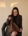 Brown Crochet Handbag