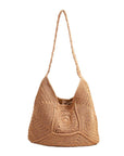 Raquel Crochet Hobo Shoulder Bag