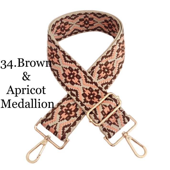 The Sailor | Zippered Crossbody Bag (Brown) - Pick Your Strap