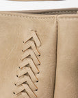 The Harper | Cross Stitch Messenger Bag