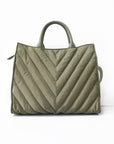 Carmen Puffer Tote in Black