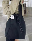 shoulder sports nylon bag waterproof multi-purpose drawstring shoulder bag storage large capacity yoga bag hobo