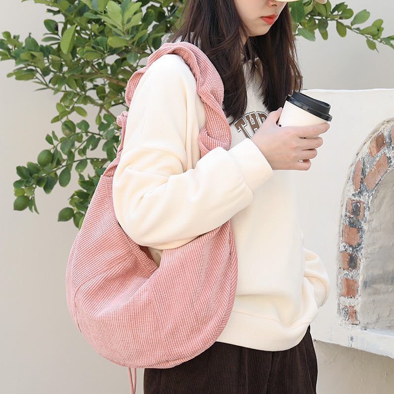 Pleated Hobo Shoulder Bag
