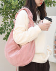 Pleated Hobo Shoulder Bag