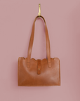 Scalloped Convertible Midsized Handbag