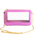 Violet Clear Bag