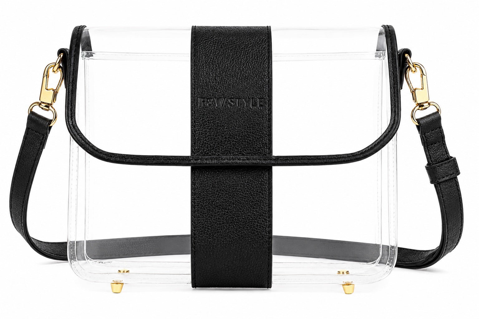 Crystal Clear Bag — Black