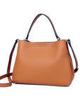 Elegant Genuine Leather Handbag - Fashionable Casual Leather Tote Purse & Shoulder Crossbody Bag for Women