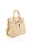 Margo Camel -  Wicker Handbag