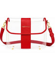 Crystal Clear Bag — Red